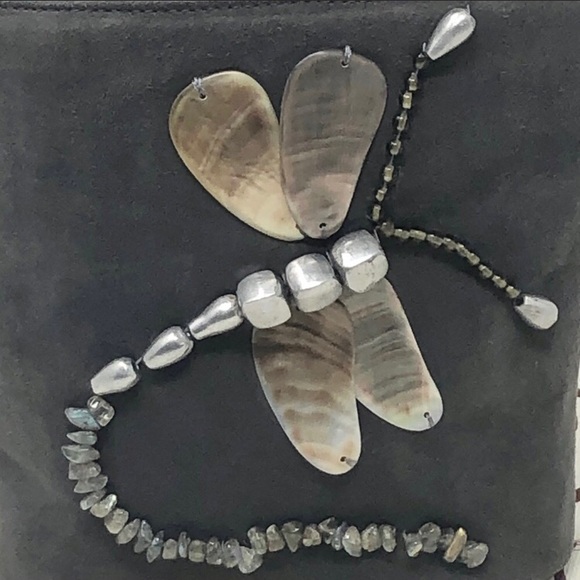 VTG New Pibra Evening Bag with Dragonfly Motif - Picture 2 of 7